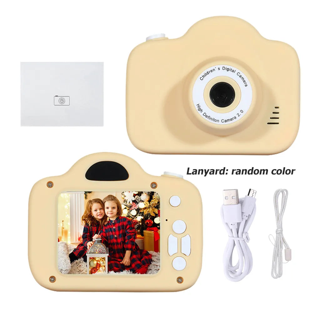 Toy Camera Mini Kids Camera Digital Toy Camera Multifunctional Child Selfie Toy USB Charging for Children Toddler Party Gifts