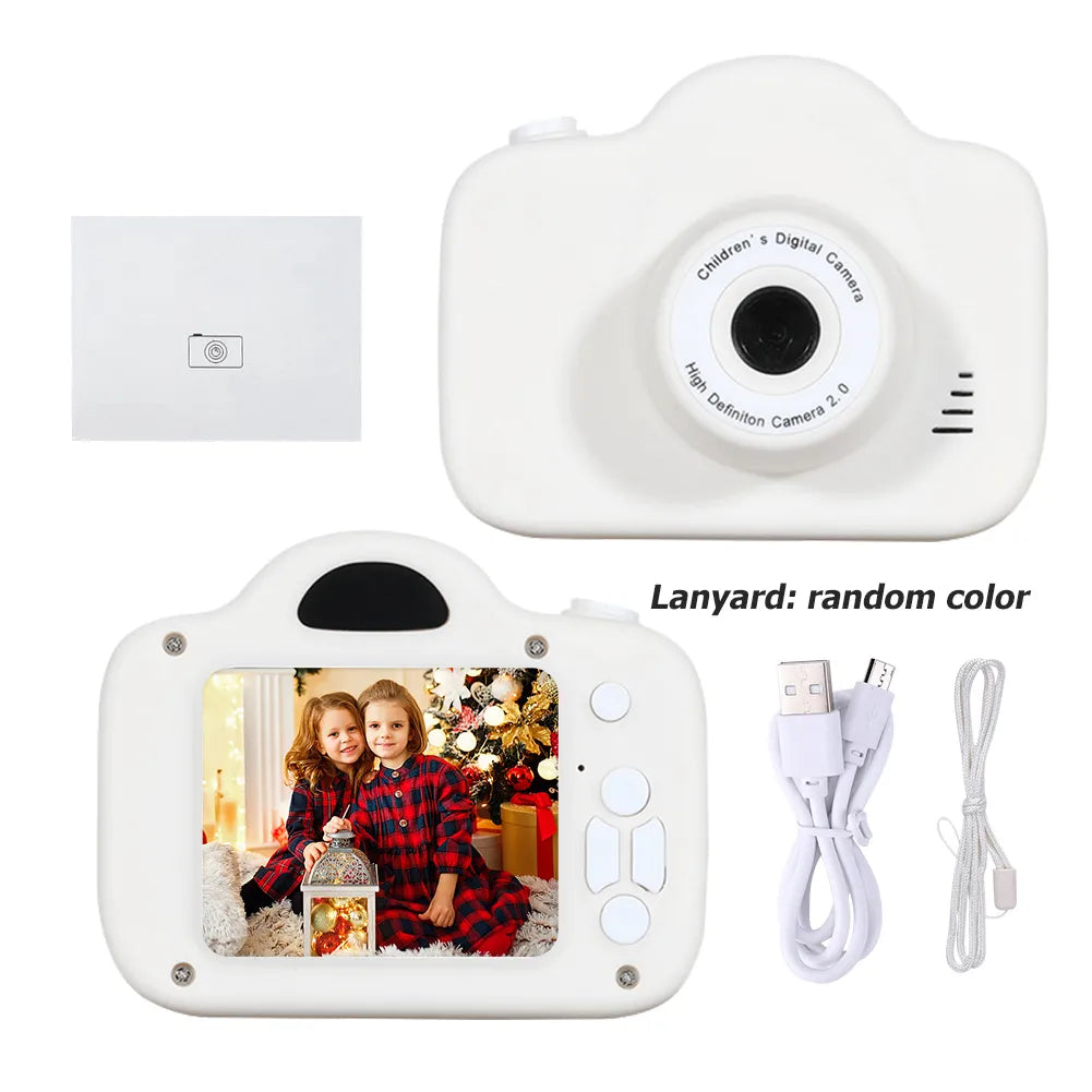 Toy Camera Mini Kids Camera Digital Toy Camera Multifunctional Child Selfie Toy USB Charging for Children Toddler Party Gifts