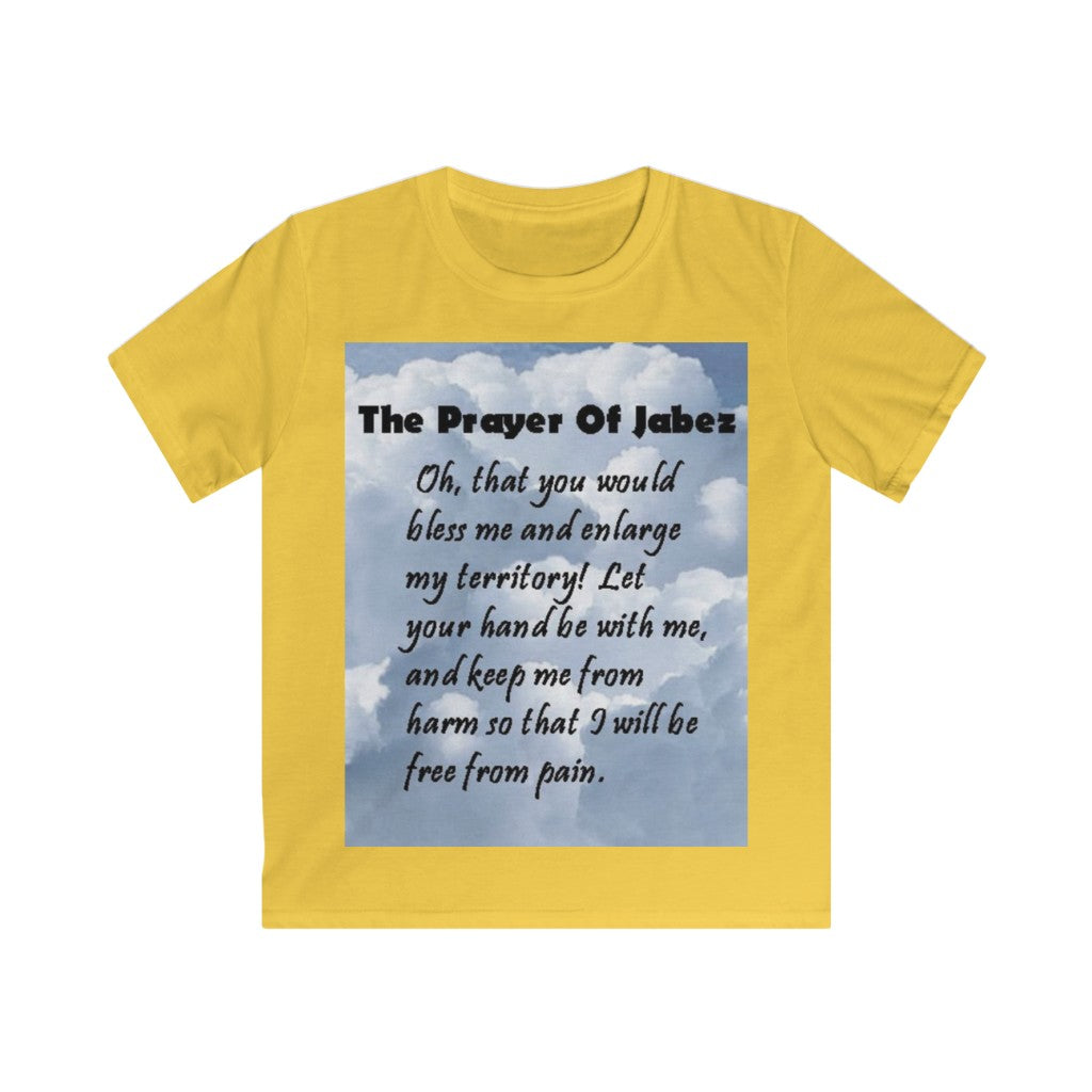 Prayer of Jabez  Kids Softstyle Tee(UK)