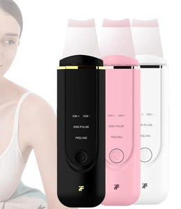 Ultrasonic Facial Skin Scrubber Cleaner
